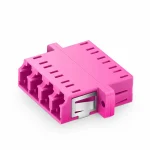 LC/UPC-LC/UPC OM4 MM Quad Adaptör 4 LC/UPC-LC/UPC OM4 MM Quad Adaptör