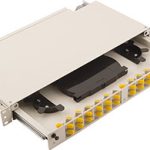 RailSystem Angled 1RU Fiber Sonlandırma Paneli 5 RailSystem Angled 1RU Fiber Sonlandırma Paneli