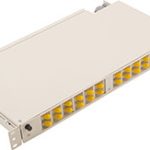 RailSystem Angled 1RU Fiber Sonlandırma Paneli 6 RailSystem Angled 1RU Fiber Sonlandırma Paneli