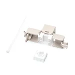 Mini Cat6a RJ45 Korumalı Toolless Keystone Jack