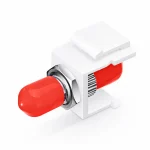 ST/UPC to ST/UPC Simplex Single Mode Fiber Keystone Jack