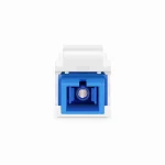 SC/UPC to SC/UPC Simplex Single Mode Fiber Keystone Jack 7 SC/UPC to SC/UPC Simplex Single Mode Fiber Keystone Jack