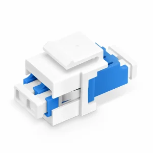 LC/UPC to LC/UPC Duplex Single Mode Fiber Keystone Jack