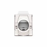 Mini Cat6a RJ45 Korumalı Toolless Keystone Jack