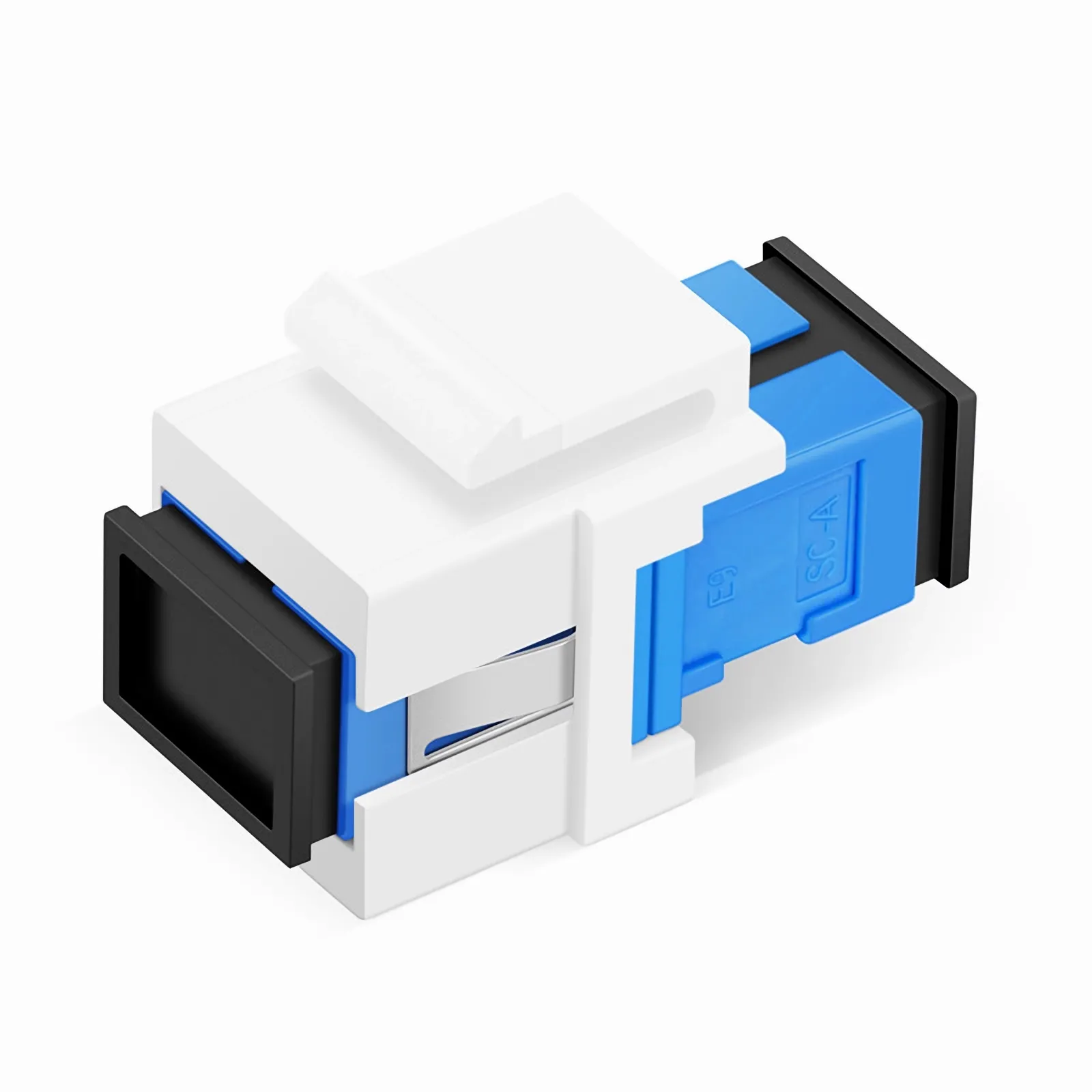 SC/UPC to SC/UPC Simplex Single Mode Fiber Keystone Jack 2 SC/UPC to SC/UPC Simplex Single Mode Fiber Keystone Jack