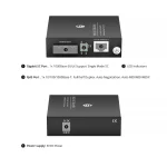1x 10/100/1000Base-T RJ45 to 1x 1000Base-SX/LX Single Mode Duplex SC 1310nm 20km Gigabit Ethernet Media Converter