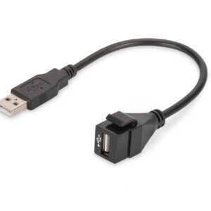 DIGITUS 16 cm USB 2.0 Keystone Modülü (Soket/Fiş)