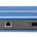 DIGITUS 10/100/1000Base-TX (PoE) - 1000Base-FX Endüstriyel Media Converter