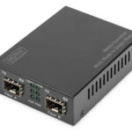 DIGITUS Gigabit SFP Çoklu Mod / Tekli Mod Media Converter 3 DN82133_4016032445753_Front_1_RGB