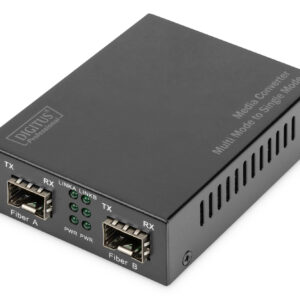 DIGITUS Gigabit SFP Çoklu Mod / Tekli Mod Media Converter