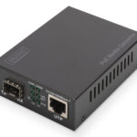 DIGITUS Gigabit PoE RJ45 / SFP, PSE Media Converter
