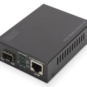 DIGITUS Gigabit PoE RJ45 / SFP, PSE Media Converter